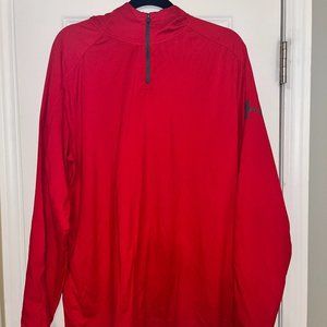 Under Armour Large Long Sleeve Hooded Quarter Zip